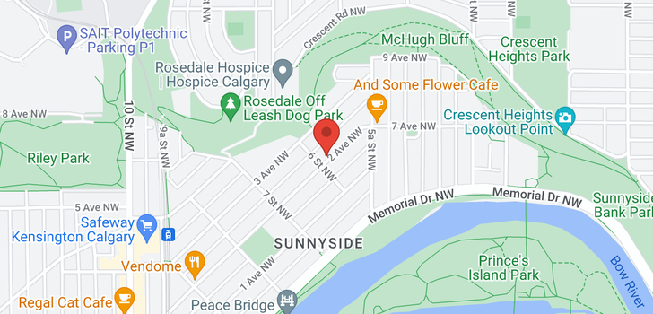 map of #4 310 6 ST NW